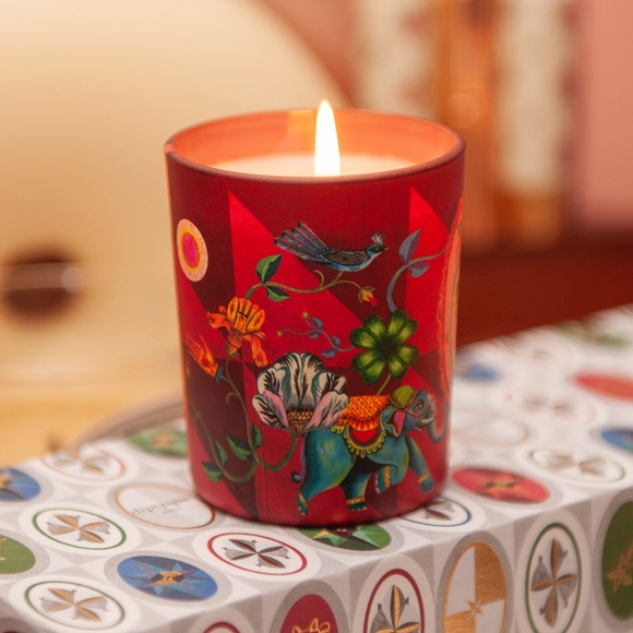 Diptyque Lucky Flowers Flora Fortuna Small Holiday Candle 2.4 oz New Sealed Box - Picture 3 of 9